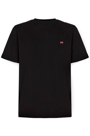 T-shirt girocollo in cotone nero MISSONI | US23WL0KBJ00IE93911