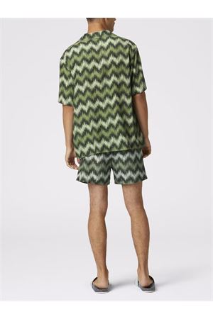 Camicia bowling in viscosa zig zag MISSONI | US25SJ0BBW00W8S614G