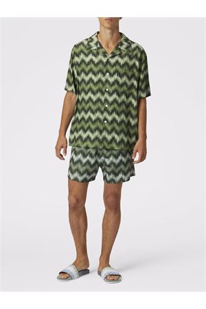 Camicia bowling in viscosa zig zag MISSONI | US25SJ0BBW00W8S614G