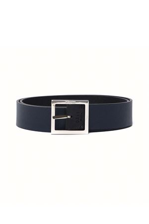 Cintura reversibile Saffiano Double in pelle ORCIANI | U08311SIDNEROBLU