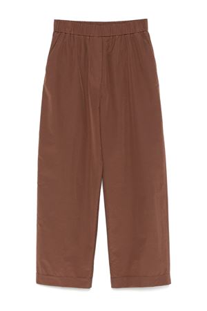 Brown gabardine trousers PESERICO | P0403602769054