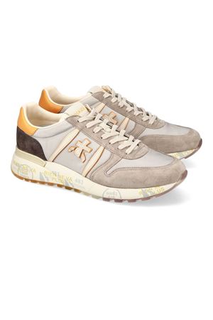 White and blue Lander sneakers PREMIATA | LANDER7202