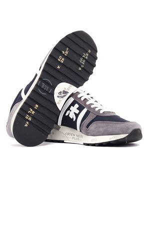 White and blue Lander sneakers PREMIATA | LANDER7203