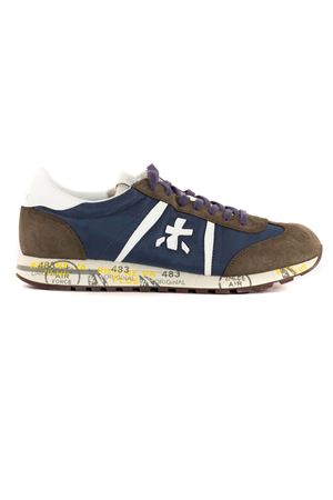 Brown and blue Lucy sneakers PREMIATA | LUCY7252