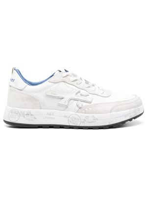 Nous white suede and nylon sneakers PREMIATA | NOUS6657