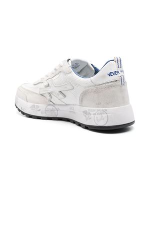 Nous white suede and nylon sneakers PREMIATA | NOUS6657