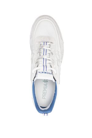 Nous white suede and nylon sneakers PREMIATA | NOUS6657