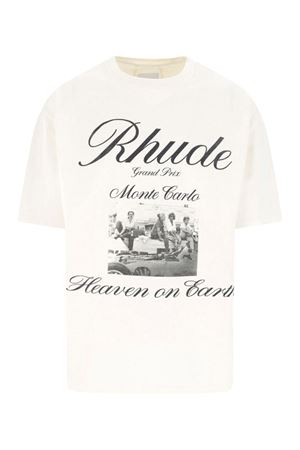 White Heave on Earth T-shirt RHUDE | RHSS25TT070120241