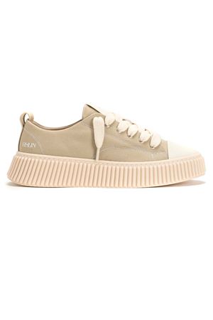 Beige canvas low top sneakers RHUN | 2020CANVASBEIGE