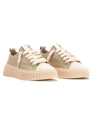 Beige canvas low top sneakers RHUN | 2020CANVASBEIGE