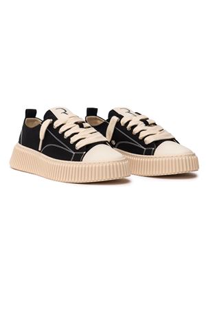 Black canvas low top sneakers RHUN | 2020CANVASBLACK