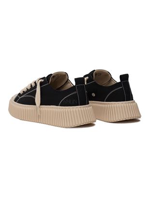 Black canvas low top sneakers RHUN | 2020CANVASBLACK