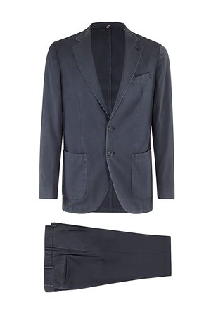 Abito in lana superfine blu SANTANIELLO | FL2571VL7297MF6B73B