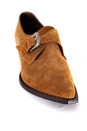 Brown suede western-style ankle boot SONORA | 4110B569673CAMOSCIO