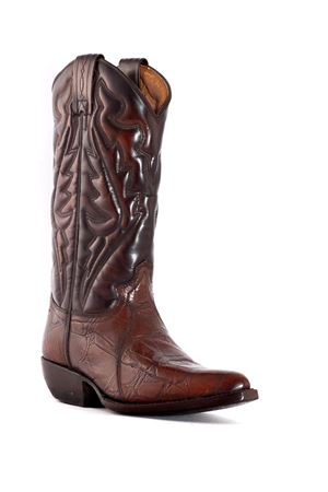 Brown leather Western boot SONORA | 4124764473MARRONE