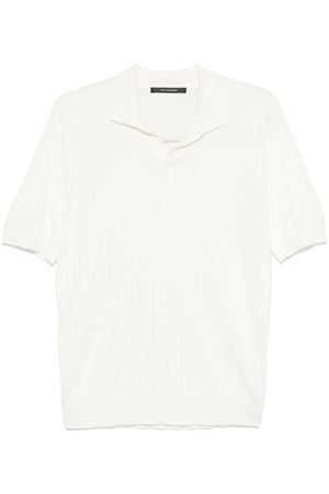 White silk and cotton Posh polo shirt TAGLIATORE | POSHGSE25002