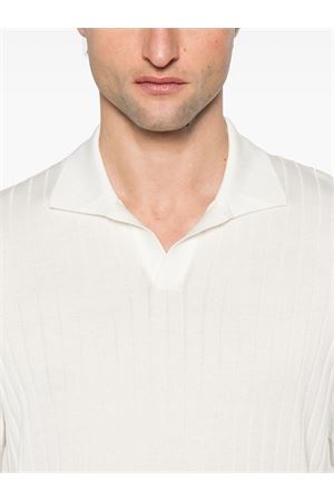 White silk and cotton Posh polo shirt TAGLIATORE | POSHGSE25002