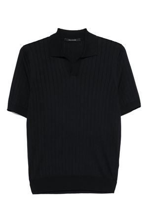 Navy blue and cotton Posh polo shirt TAGLIATORE | POSHGSE25598