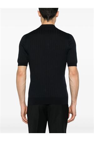 Navy blue and cotton Posh polo shirt TAGLIATORE | POSHGSE25598