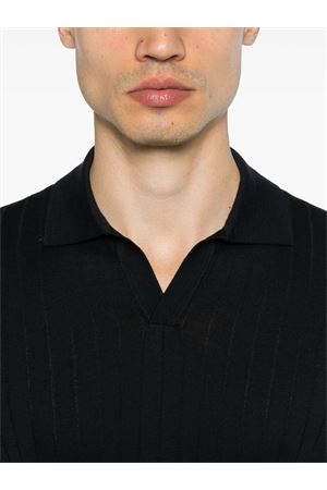 Navy blue and cotton Posh polo shirt TAGLIATORE | POSHGSE25598