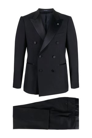 Navy blue double-breasted tuxedo TAGLIATORE | SFBR10A01060004B5083