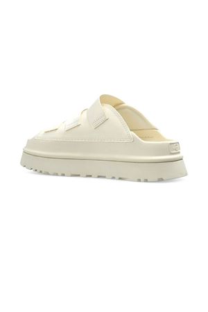 White GoldenGlow Slide UGG | 1167430JSM
