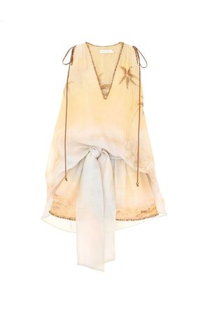 Mini abito in seta e lino ZIMMERMANN | 3089DS253YLSCP