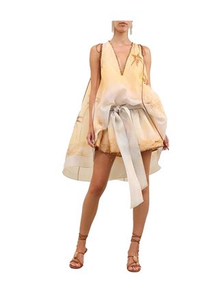 Mini abito in seta e lino ZIMMERMANN | 3089DS253YLSCP