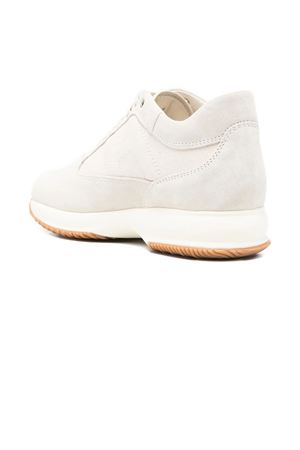 Sneakers Interactive in camoscio beige HOGAN | HXM00N00E10UY60TT8