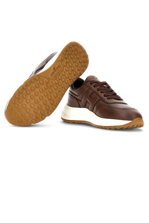 Hyperlight trainers in brown nappa leather HOGAN | HXM5630FR30QTUS013