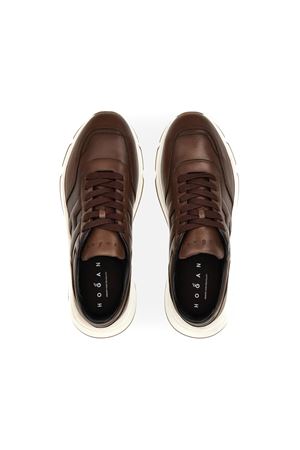 Hyperlight trainers in brown nappa leather HOGAN | HXM5630FR30QTUS013