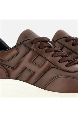 Hyperlight trainers in brown nappa leather HOGAN | HXM5630FR30QTUS013