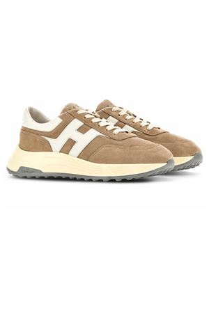 Hyperlight trainers in brown nappa leather HOGAN | HXM5630FR30UL60ZCP