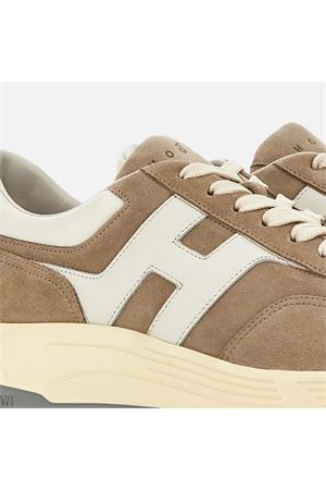 Hyperlight trainers in brown nappa leather HOGAN | HXM5630FR30UL60ZCP