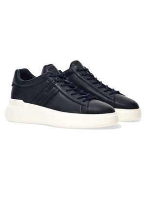 blue leather h580 sneakers HOGAN | HXM5800DV42LE9U805