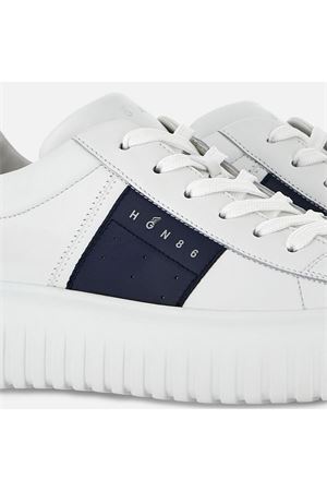 Sneakers Hogan H-Stripes Bianco Blu HOGAN | HXM6450FO70LE9140A