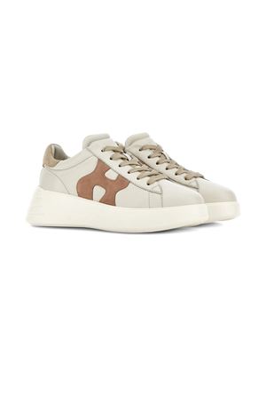 Sneakers Hogan Rebel Rosa Avorio Beige HOGAN | HXW5620DN61N1M0RV8