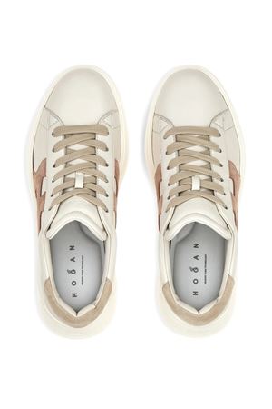Sneakers Hogan Rebel Rosa Avorio Beige HOGAN | HXW5620DN61N1M0RV8
