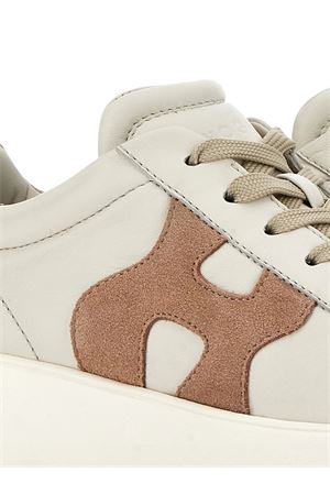 Sneakers Hogan Rebel Rosa Avorio Beige HOGAN | HXW5620DN61N1M0RV8
