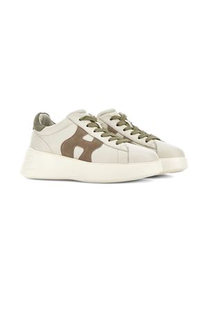 Sneakers Hogan Rebel Grigio Avorio Beige HOGAN | HXW5620DN61N1M0RV9