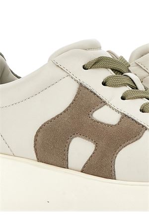 Sneakers Hogan Rebel Grigio Avorio Beige HOGAN | HXW5620DN61N1M0RV9