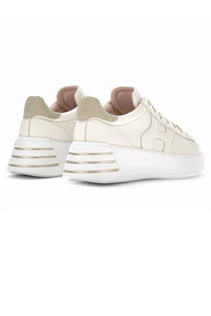Sneakers Hogan Rebel in nappa Avorio HOGAN | HXW5640DN61RCB367T