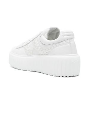 Sneakers Hogan H-Stripes in pelle bianca HOGAN | HXW6450FE91UXMB001