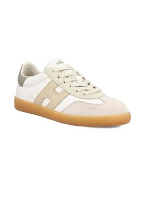 Sneakers Hogan Cool Bianco Beige Verde HOGAN | HXW6470FB60UWR0RVT