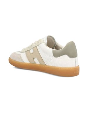 Sneakers Hogan Cool Bianco Beige Verde HOGAN | HXW6470FB60UWR0RVT