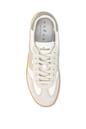 Sneakers Hogan Cool Bianco Beige Verde HOGAN | HXW6470FB60UWR0RVT