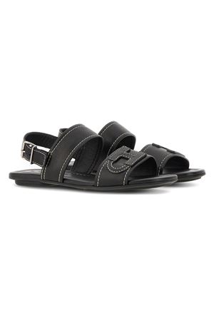 Flat Sandals Hogan H685 Black HOGAN | HXW6850GC30KXTB999