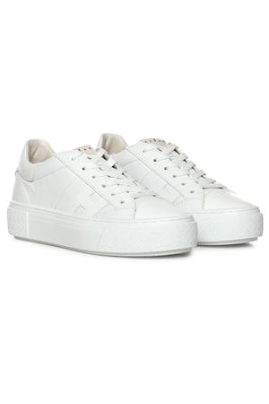 Hogan Crosswind White Sneakers HOGAN | HXW7050GB00V1Q089E