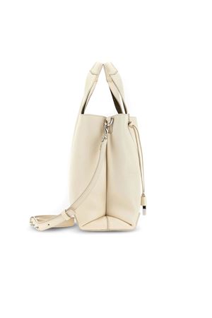 Shopping Bag in pelle martellata Avorio HOGAN | KBW01RA0200TH1B013