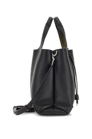 Shopping Bag in pelle martellata Nero HOGAN | KBW01RA0200TH1B999